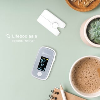 เครื่องวัดออกซิเจนปลายนิ้ว Lifebox L-PO02 [รับประกันสินค้า 2ปี]