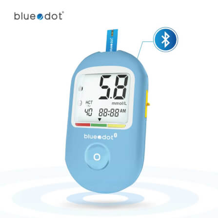 เครื่องวัดน้ำตาลเชื่อมบลูทูธ Bluedot รุ่น B-GM161 ...