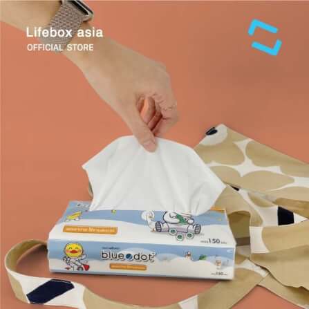 กระดาษเช็ดหน้า Bluedot B-TS061 (1 ห่อ)_3