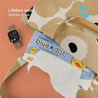 กระดาษเช็ดหน้า Bluedot B-TS061 (1 ห่อ)_4