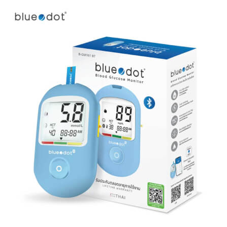 เครื่องวัดน้ำตาลเชื่อมบลูทูธ Bluedot รุ่น B-GM161 BT_7