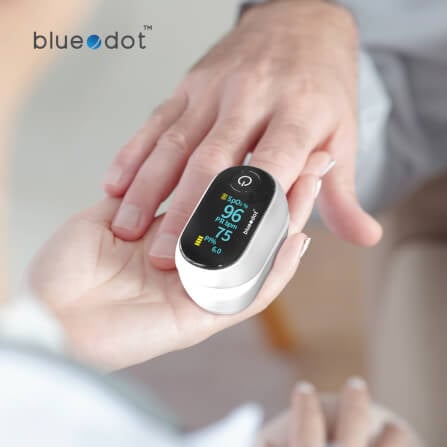 เครื่องวัดออกซิเจนในเลือดปลายนิ้ว BLUEDOT B-PO251_7
