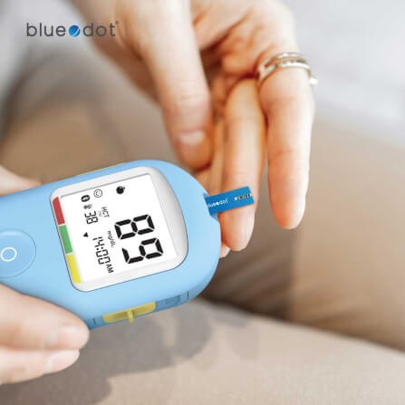 เครื่องวัดน้ำตาลเชื่อมบลูทูธ Bluedot รุ่น B-GM161 BT_9