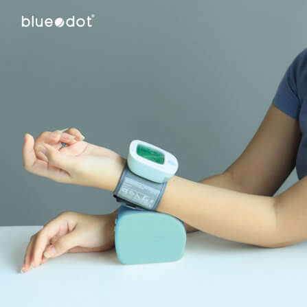 เครื่องวัดความดันโลหิตทางข้อมือ Bluedot รุ่น B-BC171 TH สีขาว_7