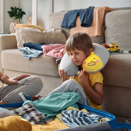 หมอนรองคอ เมมโมรี่โฟม Neck Pillow BLUEDOT B-NP241_8