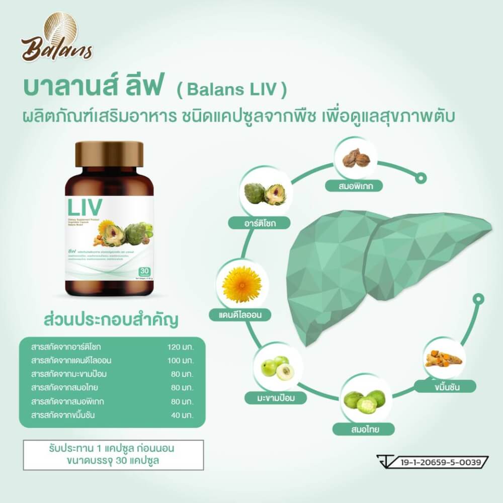 บาลานส์ ลีฟ 30 แคปซูล