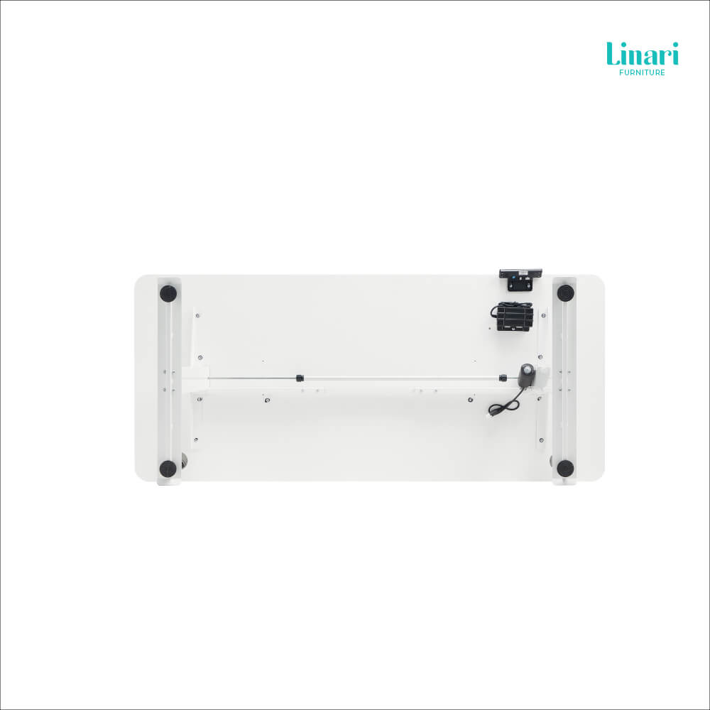 โต๊ะทำงานปรับระดับอัตโนมัติ Linari รุ่น BG047 ขนาด 1.2 ม. สีขาว_2