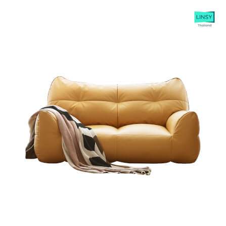 Mango Sofa โซฟาแบบวางพื้น 2 ที่นั้ง  Linari รุ่น TDY108-A  YELLOW_2