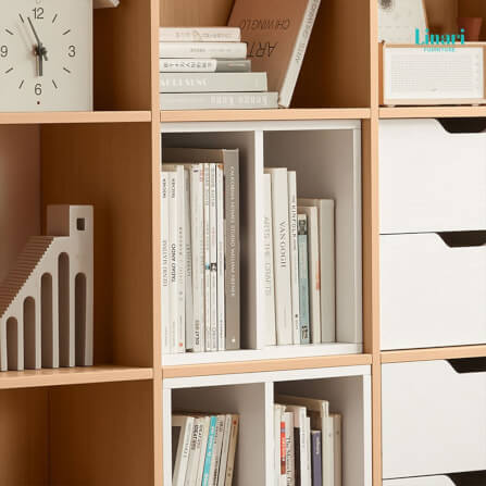 ตู้จัดระเบียบหนังสือ Linari รุ่น NG9X-A ขนาด 38 ซม. สีขาว_3