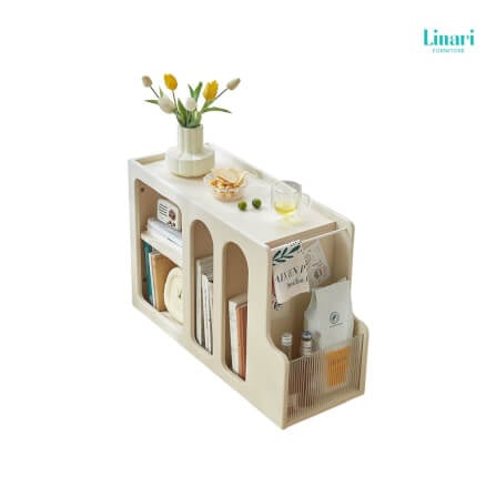 ตู้โชว์ข้างโซฟา ชั้นวางของอเนกประสงค์มาพร้อมล้อเลื่อน LINARI รุ่น NU2J-A_5
