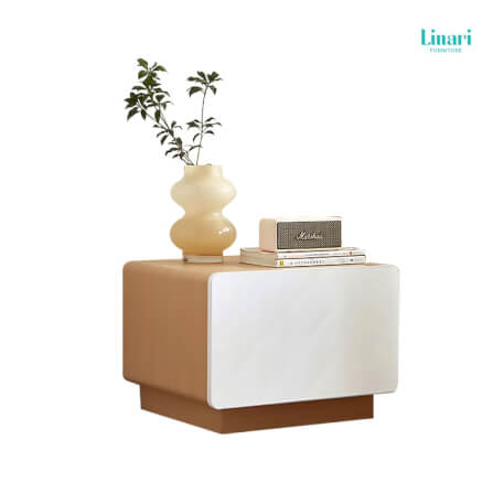 โต๊ะข้างเตียง ไม้เคลือบเมลามีน LINALI รุ่น UV1B-B light wood_4