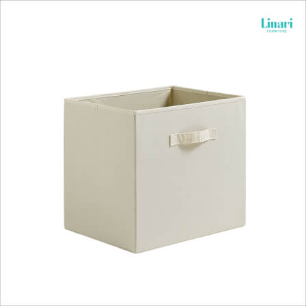 กล่องเก็บของเอนกประสงค์ Linari รุ่น LS791G2-A ขนาด 36 ซม. สีน้ำตาลอ่อน _5