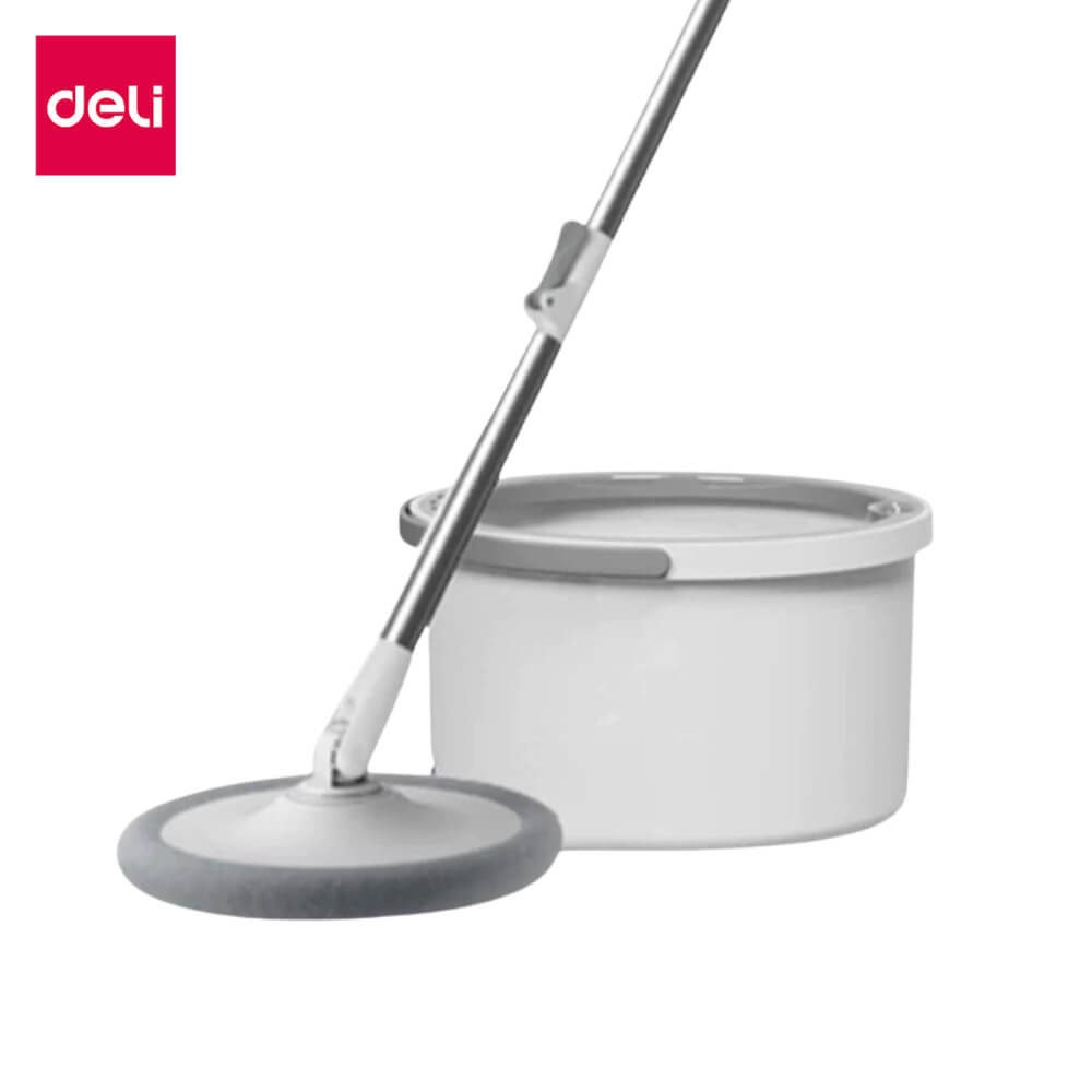 ชุดถังปั่นพร้อมไม้ม็อบแบบกลม DELI VS1040-GR-01_0