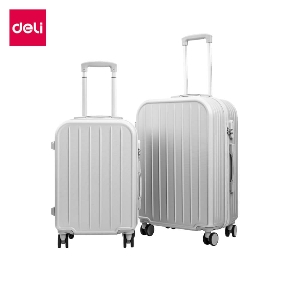 กระเป๋าเดินทางล้อลาก DELI EH1056-SL-24-01 24นิ้ว สีเงิน_0