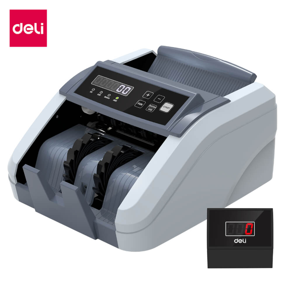 เครื่องนับแบงค์ DELI CT961-GR-01 สีเทา_8