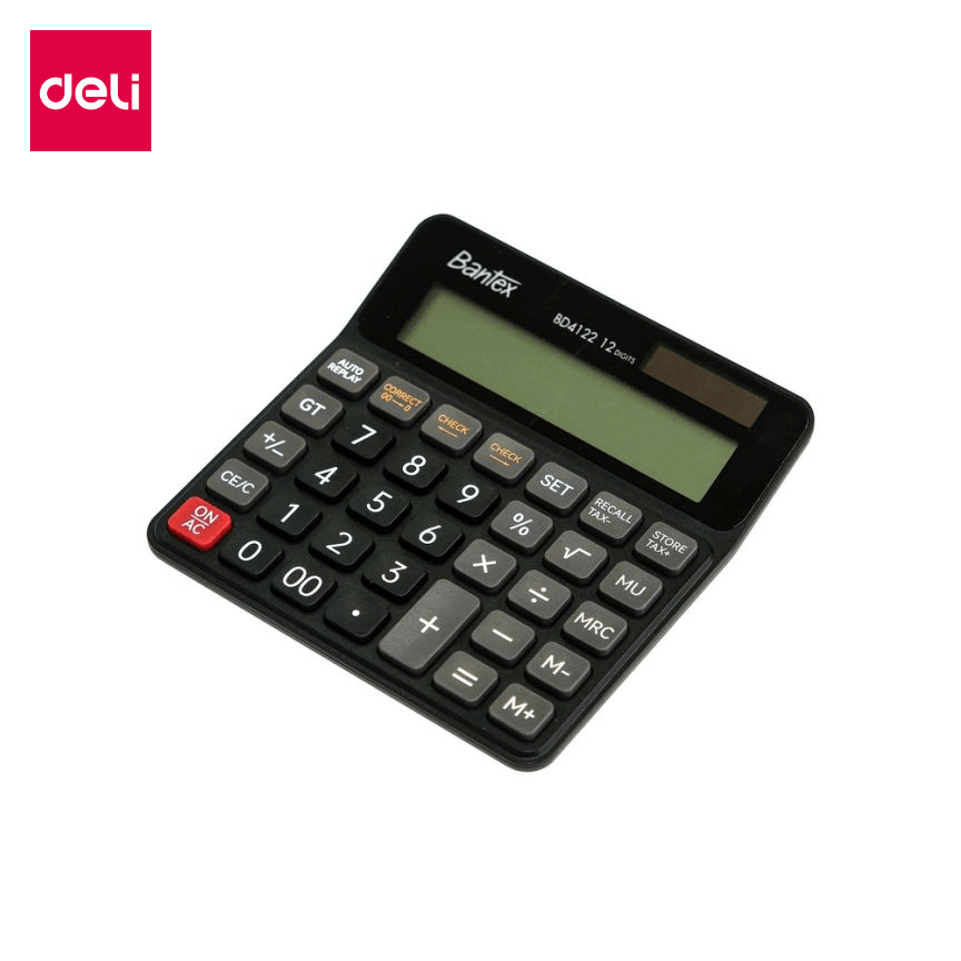เครื่องคิดเลข DELI BD4122-BK-01 สีดำ