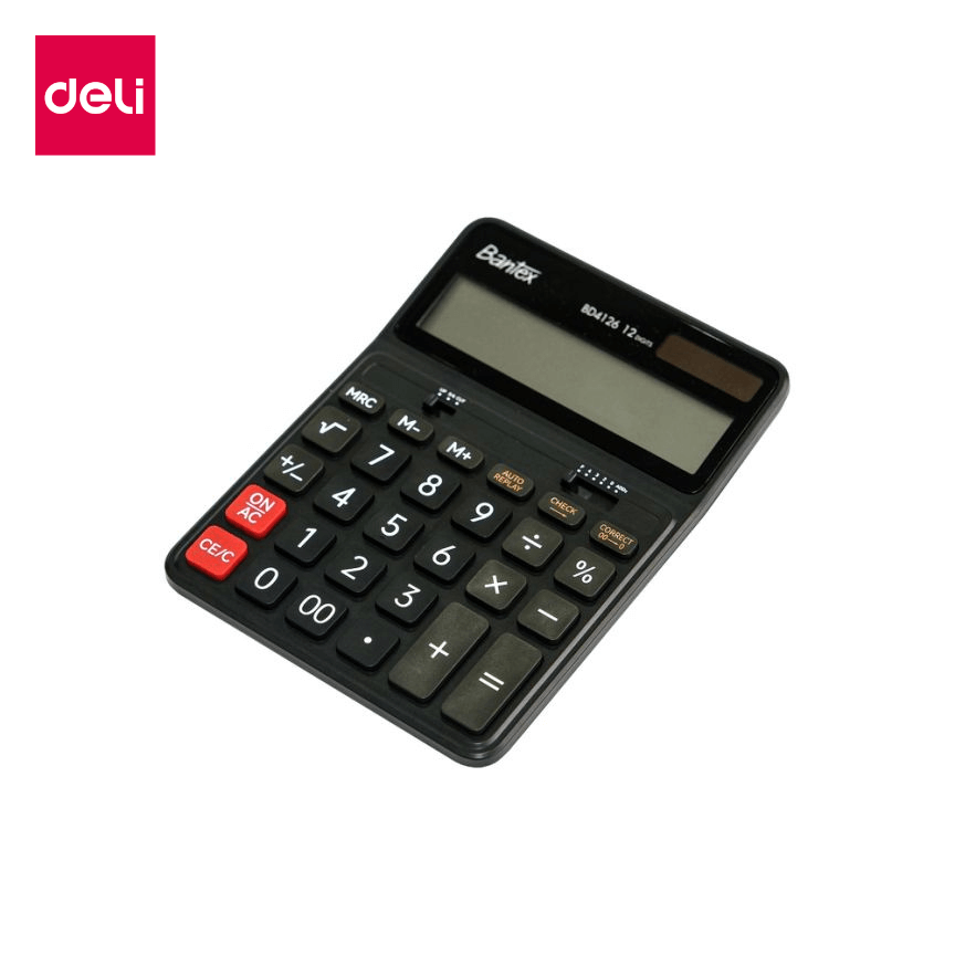 เครื่องคิดเลข DELI BD4126-BK-01 สีดำ