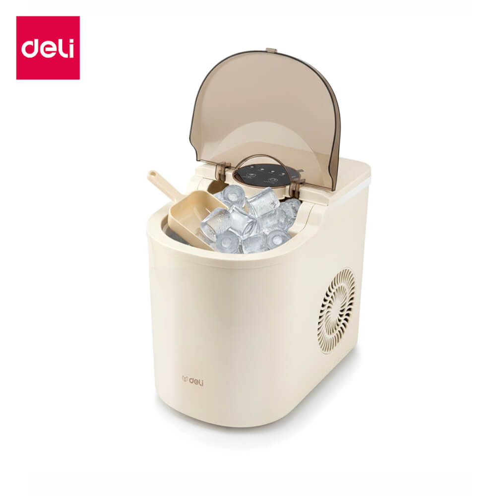 เครื่องทำน้ำแข็ง DELI LD668-BG-01 สีเบจ_8