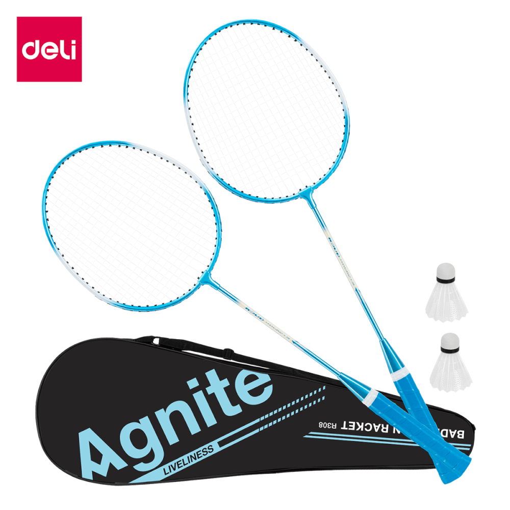 ไม้แบดมินตัน DELI ER308-BL-01 สีน้ำเงิน