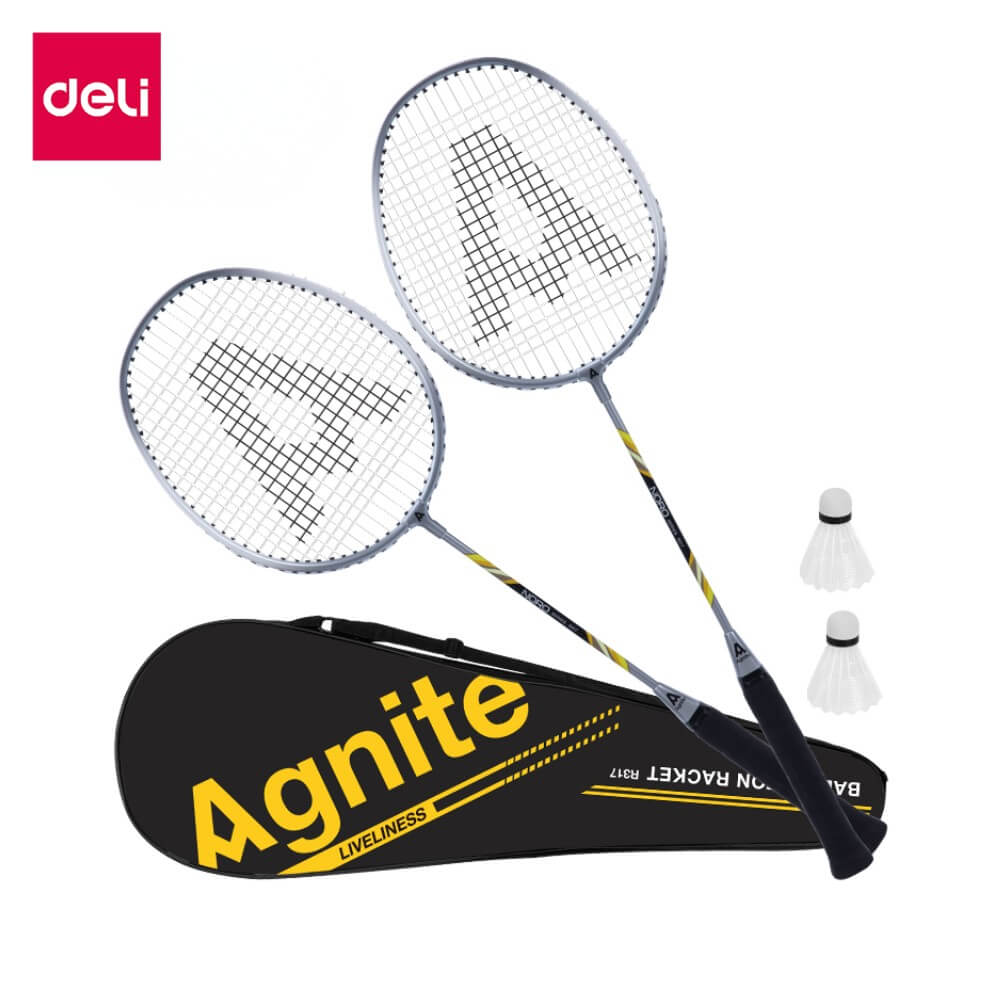ไม้แบดมินตัน DELI ER317-SL-01 สีเงิน