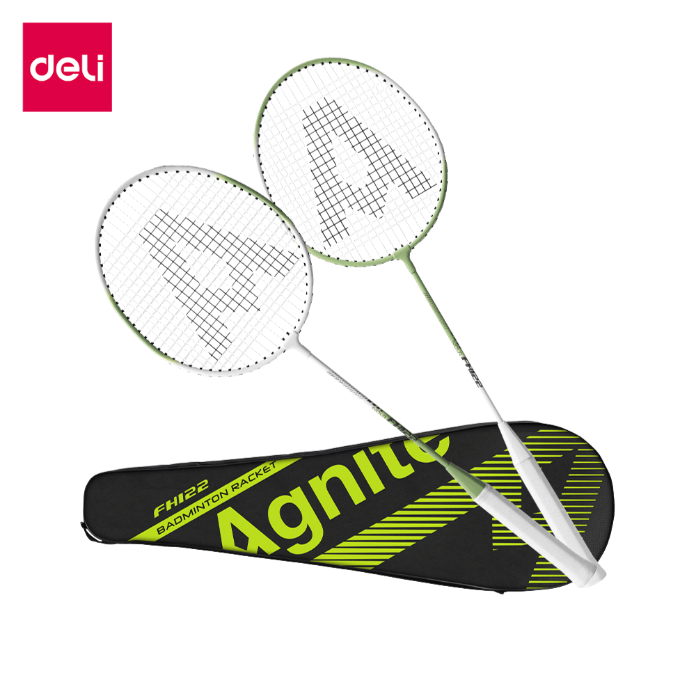ไม้แบดมินตัน DELI FH122-MX-01 สีขาว