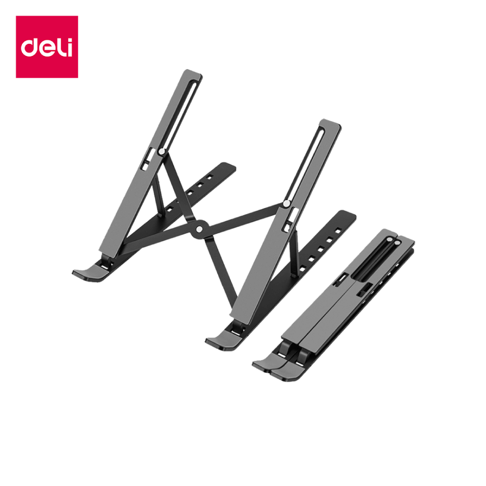 แท่นวางโน้ตบุ๊ก DELI VS6111-BK-01 สีดำ_0