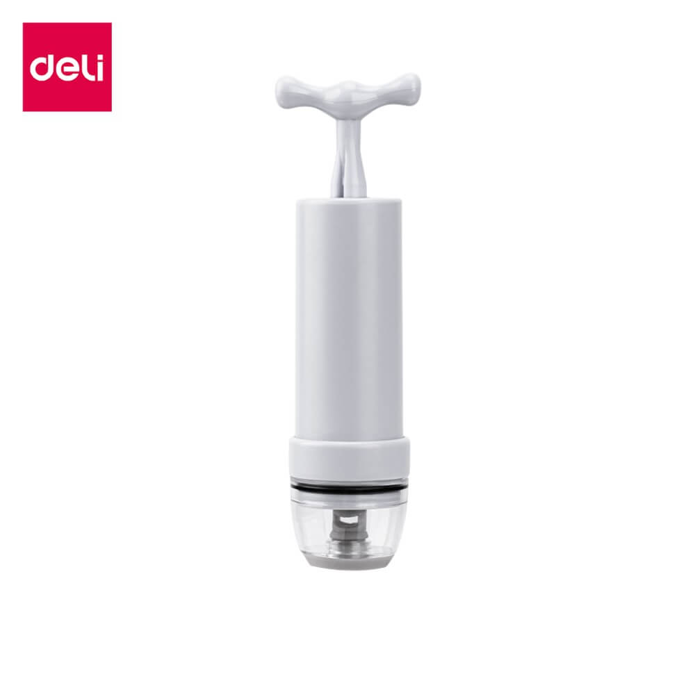 กระบอกสูบลมสุญญากาศ DELI VS1330-WH-01 สีขาว