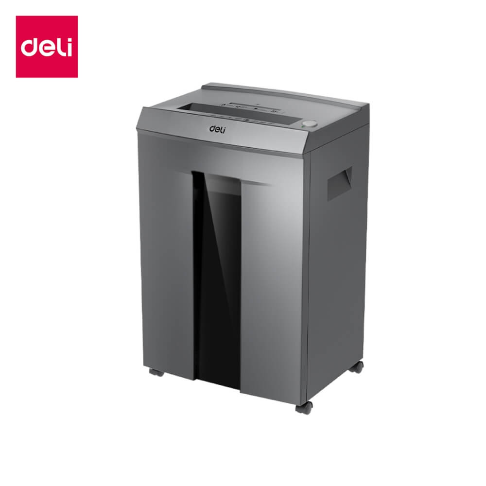 เครื่องทำลายเอกสาร 23 ลิตร DELI ET095-GR-01 สีเทา