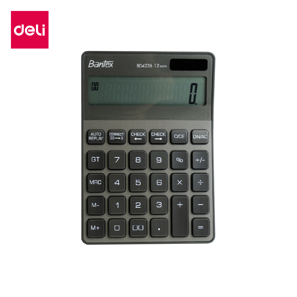 เครื่องคิดเลข BANTEX BD4226-DGR-01 สีดำ
