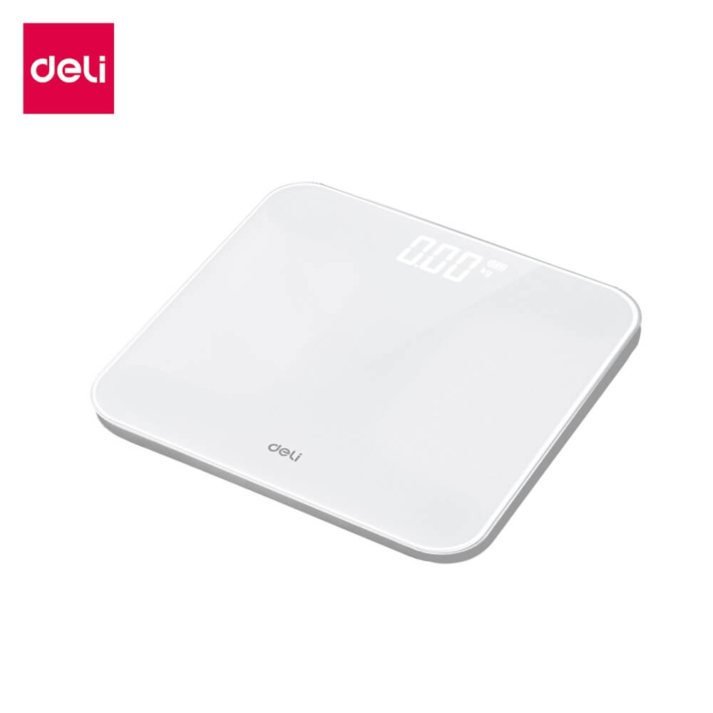 เครื่องชั่งน้ำหนัก DELI E86122-WH-01 ขนาด 26 ซม. สีขาว