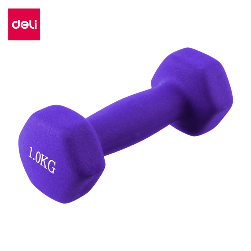 ดัมเบล DELI ER081-PR-01 1KG สีม่วง