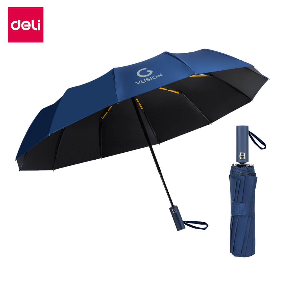 ร่มพับพกพา VUSIGN VS4086-DB-01 สีน้ำเงิน