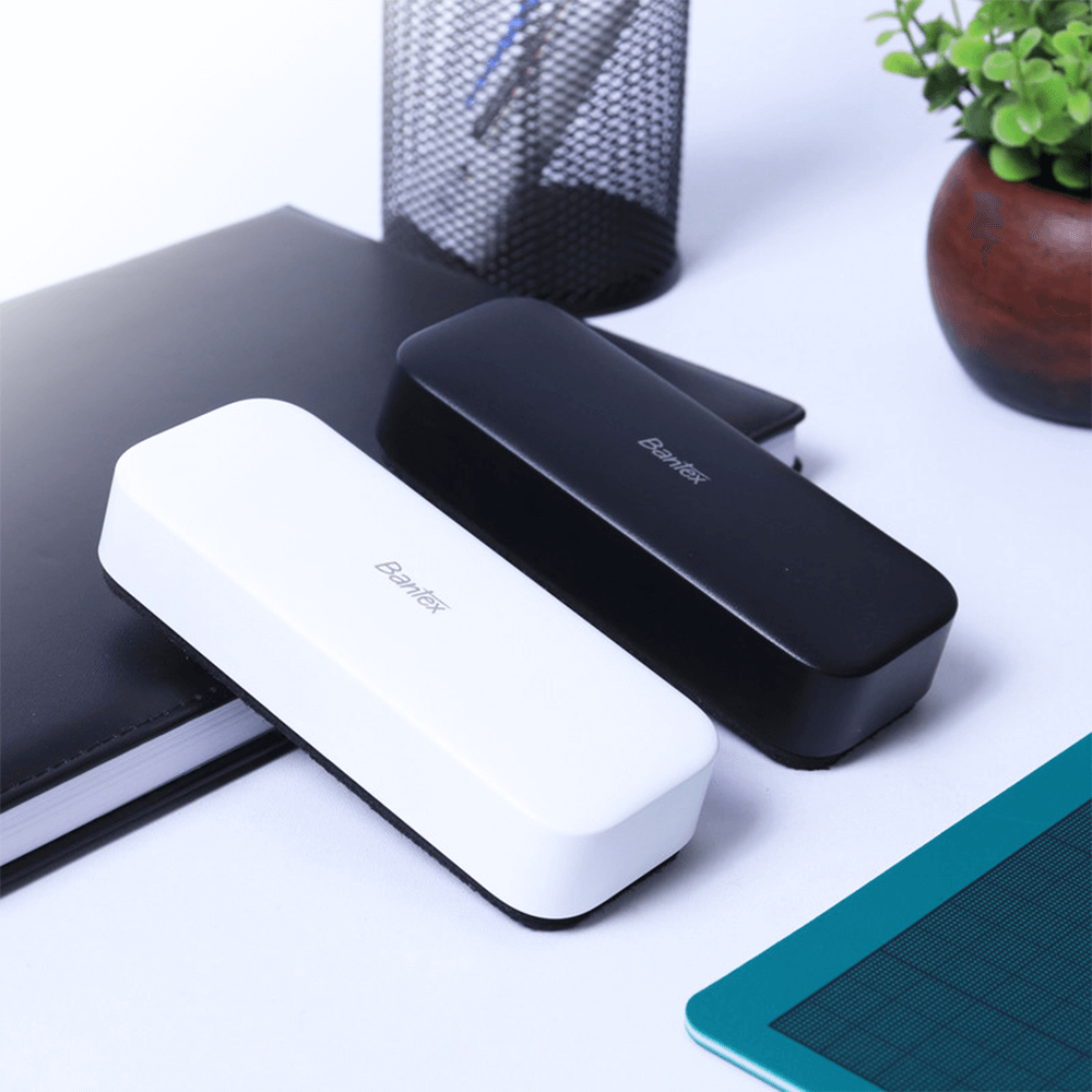 แปรงลบกระดานไวท์บอร์ด แบบแม่เหล็กในตัว BANTEX BJ6723-BK-01 ขนาด 4.6X2.6X12 ซม. สีดำ_1