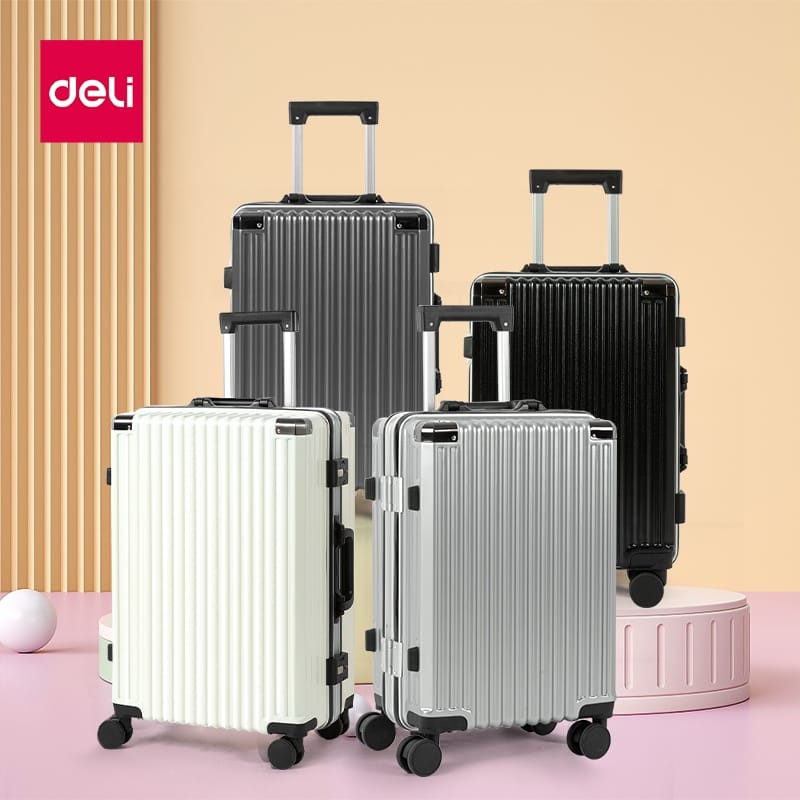 กระเป๋าเดินทางล้อลาก DELI EH1055-GR-24-01 24 นิ้ว สีเทา