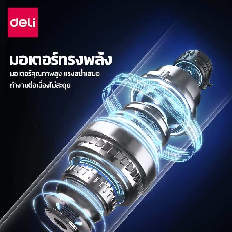 เครื่องนับแบงค์ DELI CT961-GR-01 สีเทา