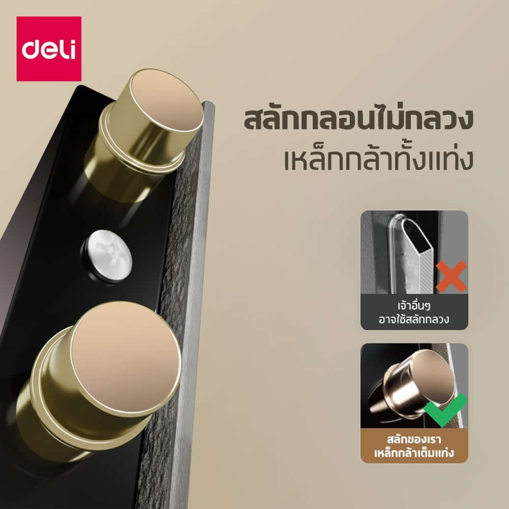 ตู้เซฟพร้อมช่องหยอดธนบัตร LOCKSWORTH VS4502-WH-01 สีขาว