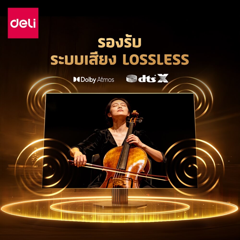 สาย HDMI DELI ET860(01)-BK-01 4K 0.5ม. สีดำ