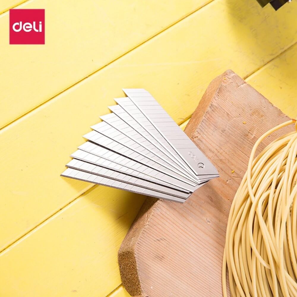 คัตเตอร์ DELI EDL025-YL-01 สีเหลือง