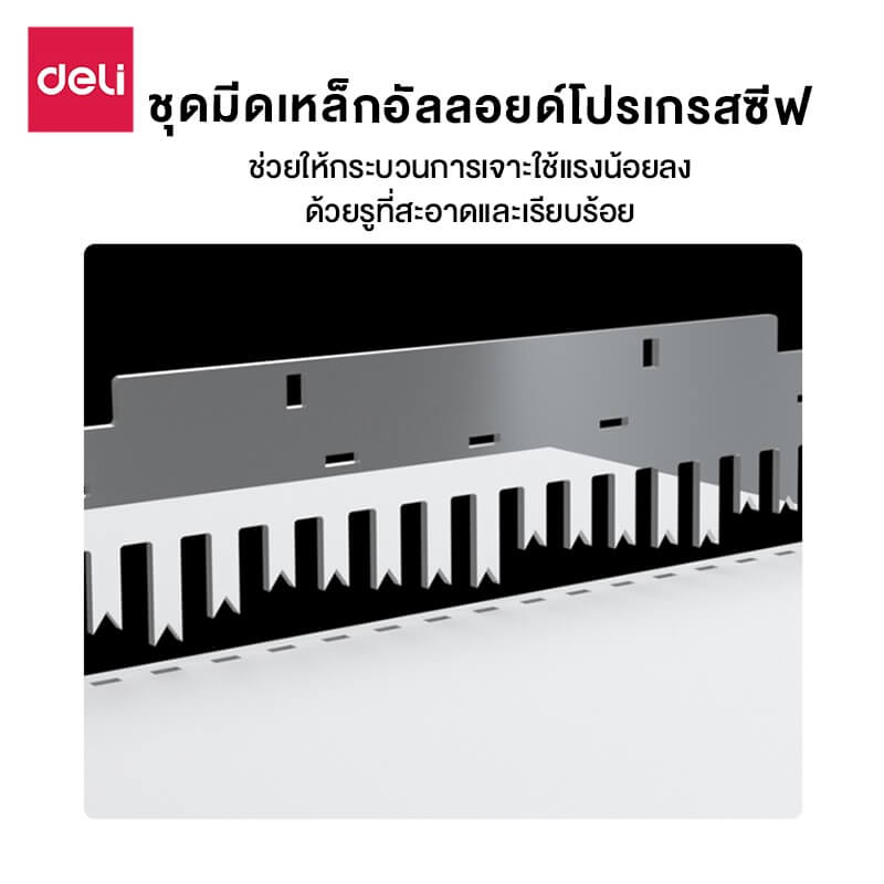 เครื่องเข้าเล่ม DELI E3871-BK-01 สีดำ