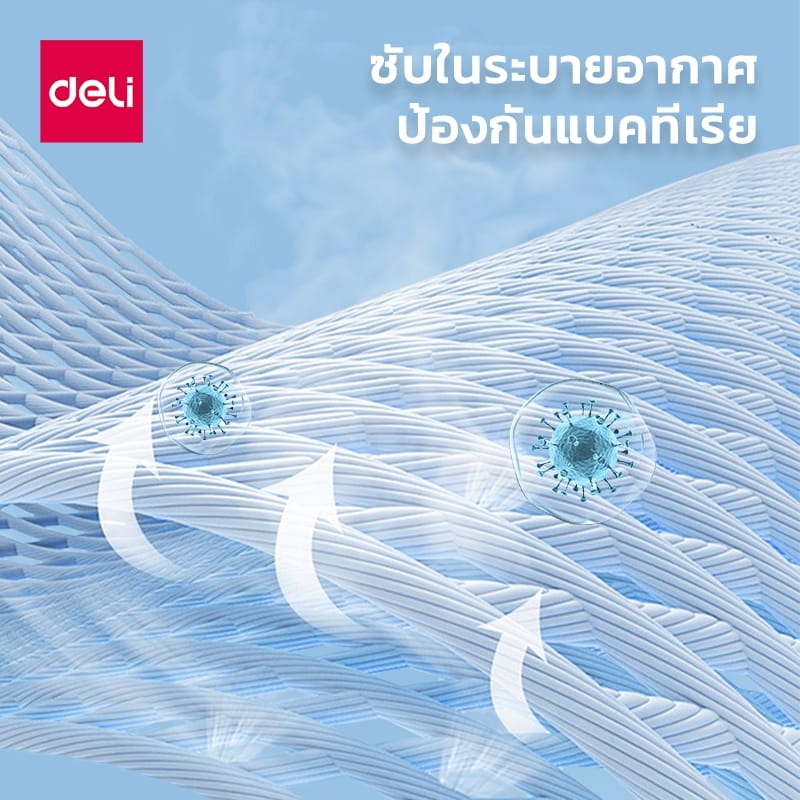 กระเป๋าเดินทางล้อลาก DELI EH1055-GR-24-01 24 นิ้ว สีเทา