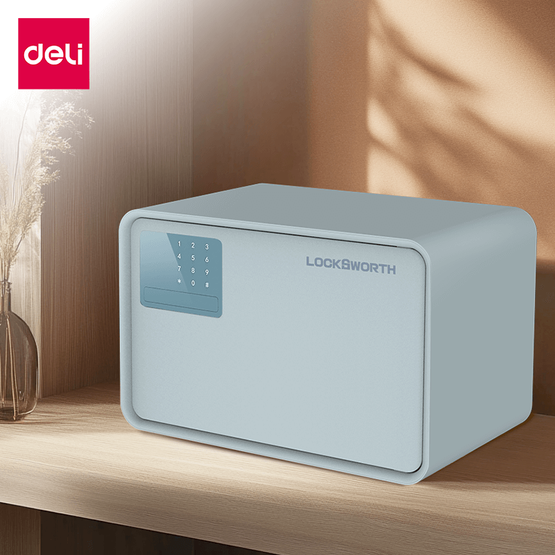 ตู้เซฟนิรภัย DELI VS4523-BL-01 สีน้ำเงิน
