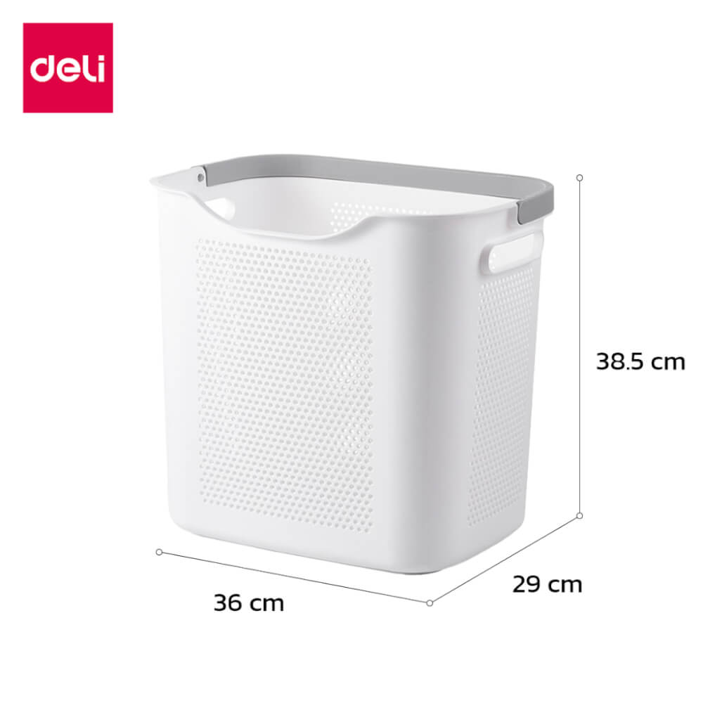 ตะกร้าผ้า DELI VS530-WH-01