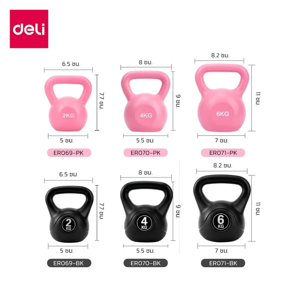 เคตเทิลเบล AGNITE ER069-BK-01 2 กก. สีดำ