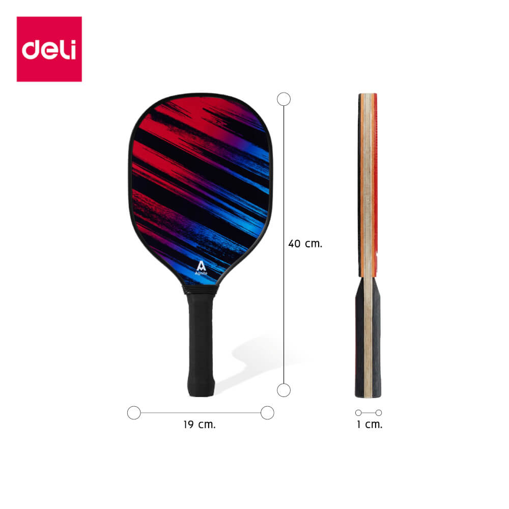 ไม้พิคเคิลบอล DELI ER401-D-RD-01 สีแดง