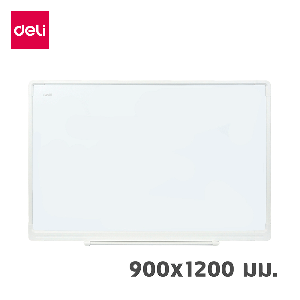 กระดานไวท์บอร์ด BANTEX BJ6604-WH-01 ขนาด 900*1200 มม. สีขาว