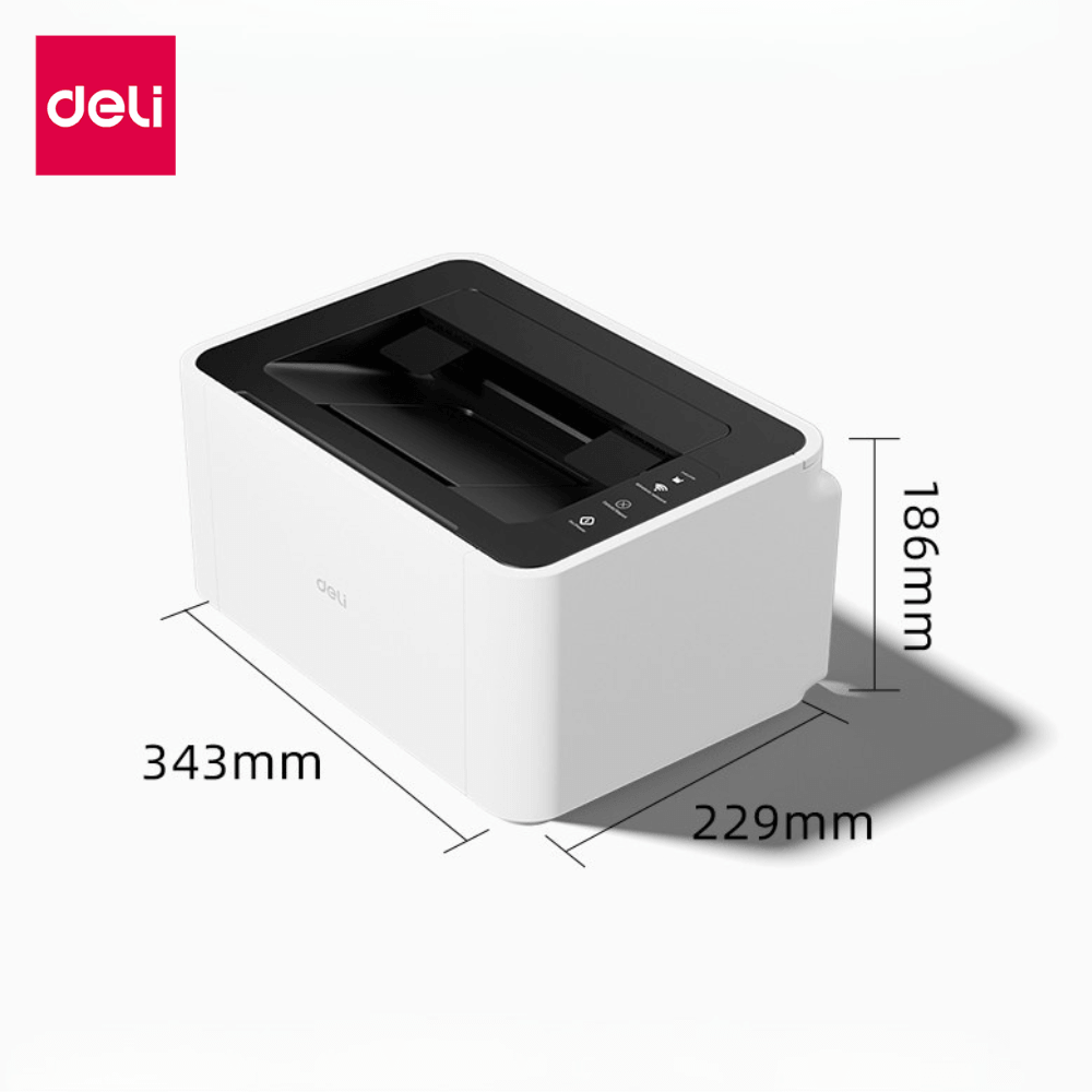 เครื่องปริ้นท์ DELI P1820W-GL-WH-01 A4 สีขาว