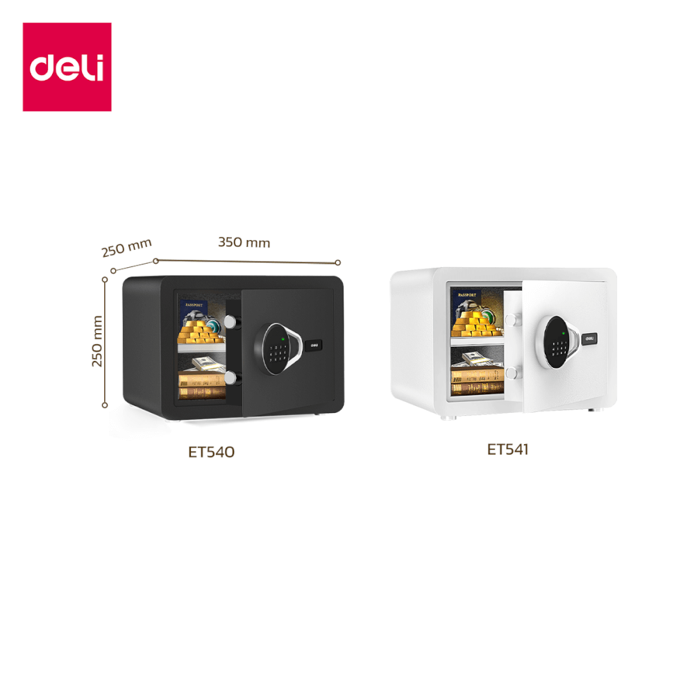 ตู้เซฟนิรภัย DELI ET540-BK-01 สีดำ