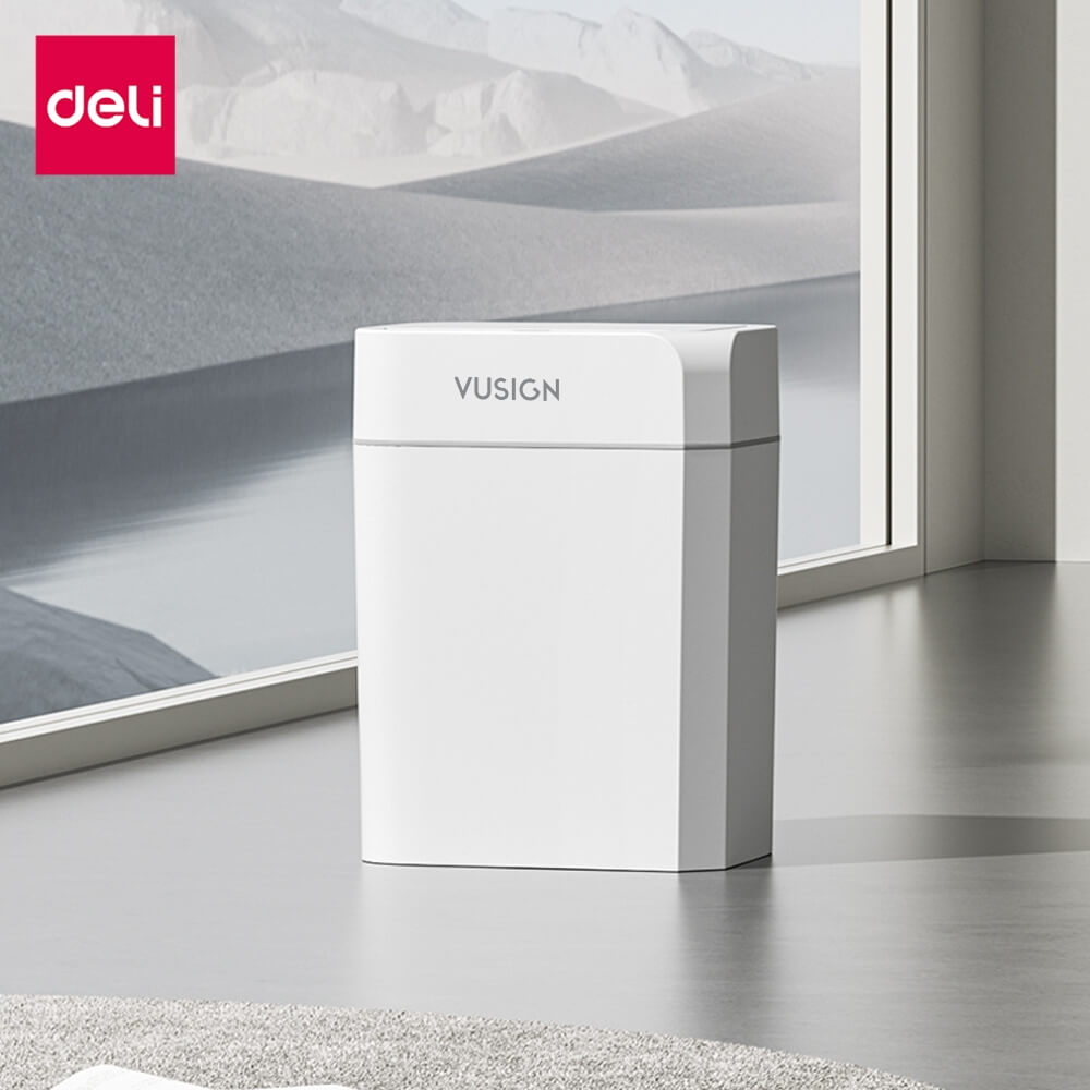 ถังขยะอัจฉริยะ VUSIGN VS1416-WH-01 13ลิตร สีขาว