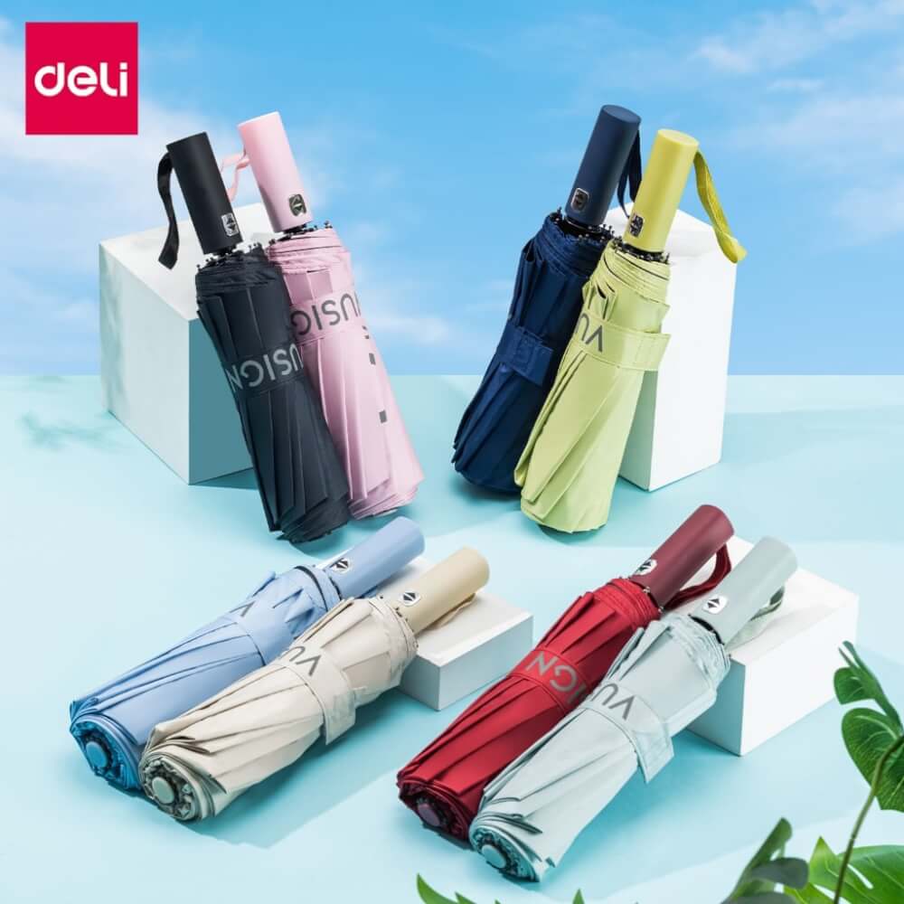 ร่มพับพกพา VUSIGN VS4086-LB-01 สีฟ้า