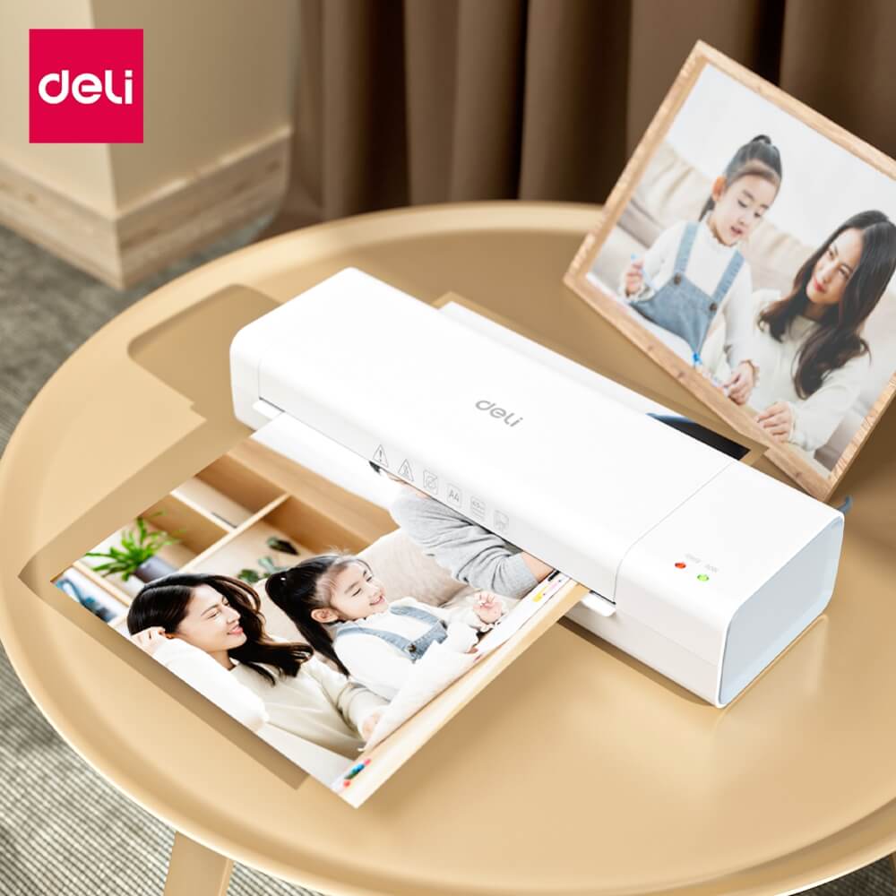 เครื่องเคลือบเอกสาร DELI ET112-WH-01 สีขาว